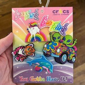 Crocs Jibbitz Lisa Frank - NEW!